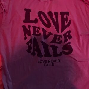 blue love never fails tee